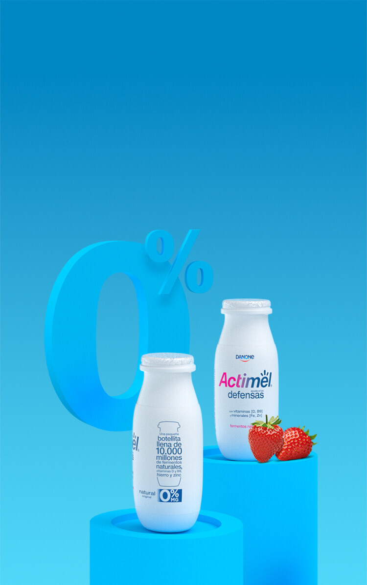 Actimel 0% materia grasa Mobile Background